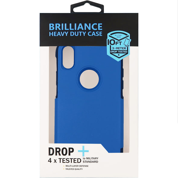 Brilliance HEAVY DUTY iPhone X / XS Traveler Series Case Blue