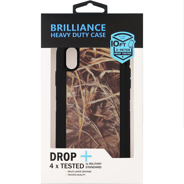 Brilliance HEAVY DUTY iPhone XR Camo Series Case Black