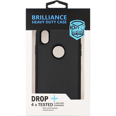 Brilliance HEAVY DUTY iPhone XR Pro Series Case Black