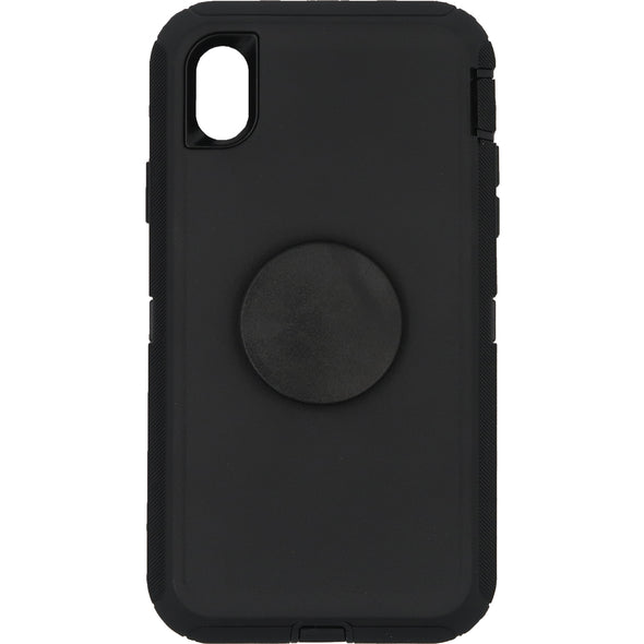 Brilliance HEAVY DUTY iPhone XR Pop Pro Series Case Black