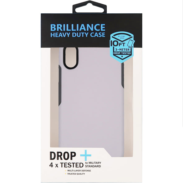 Brilliance HEAVY DUTY iPhone XR Slim Series Case White